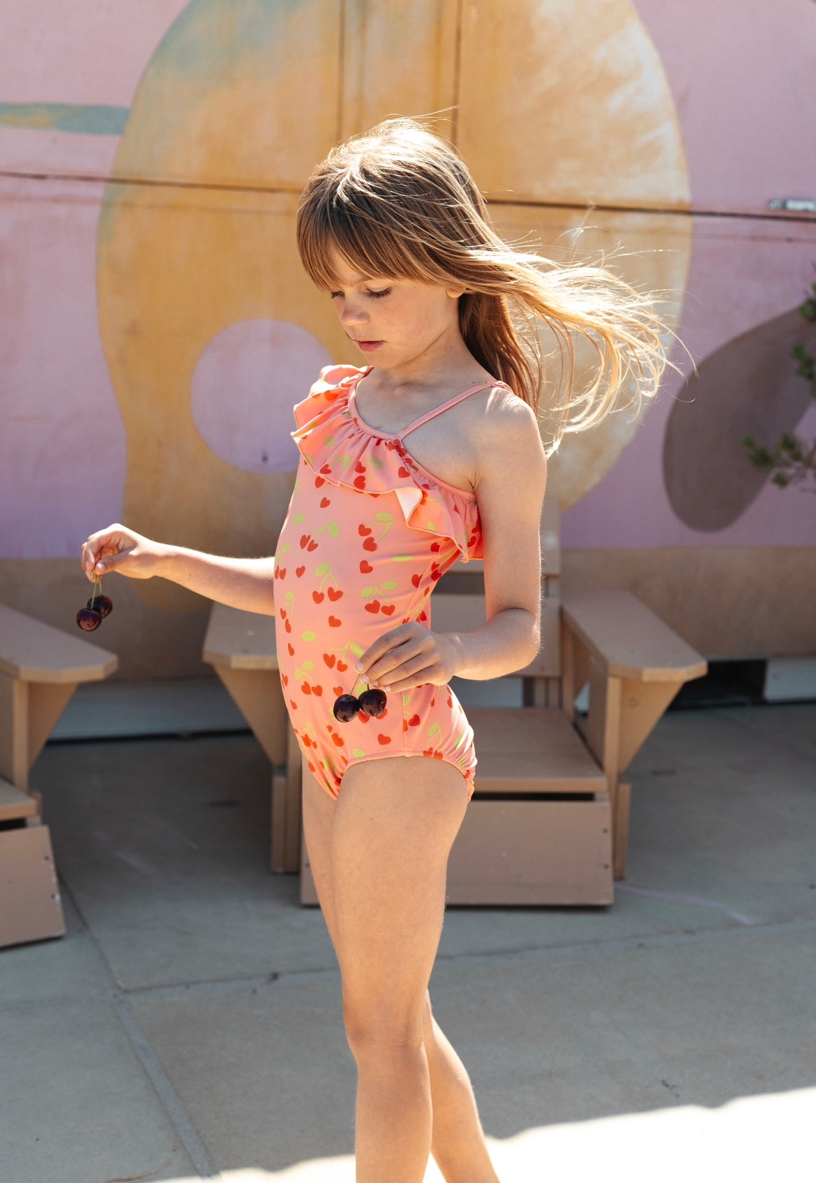 AM Suusie cherry swimsuit