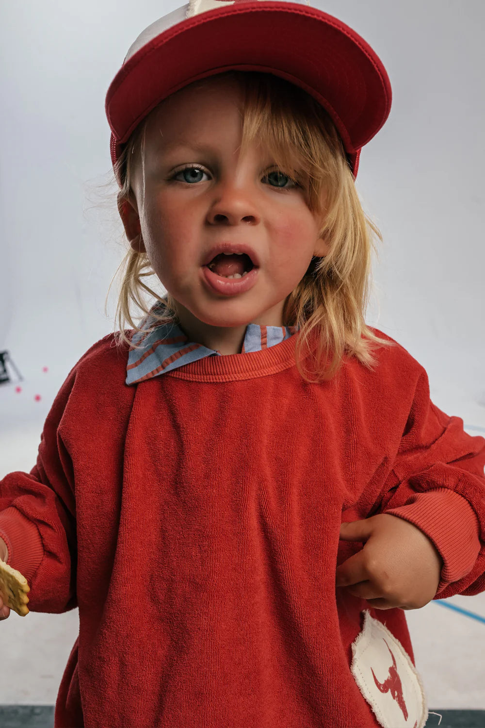 Frotte red sweatshirt