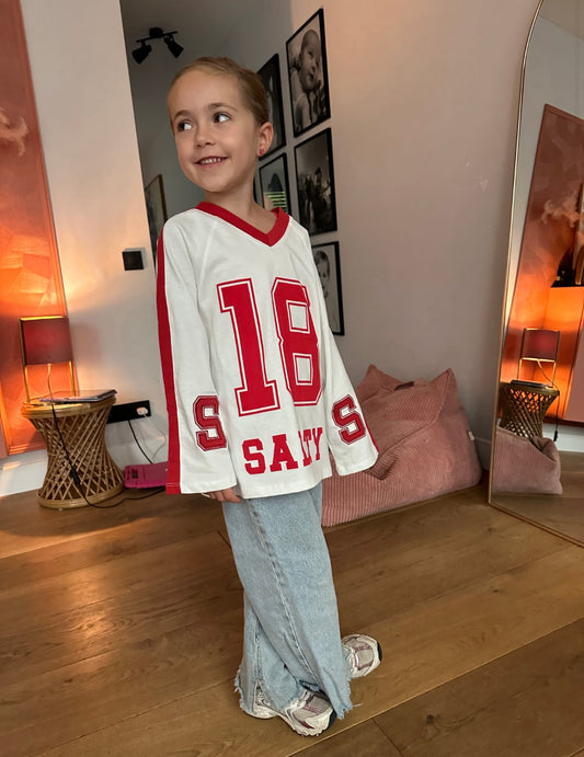 Salty red sports longsleeve