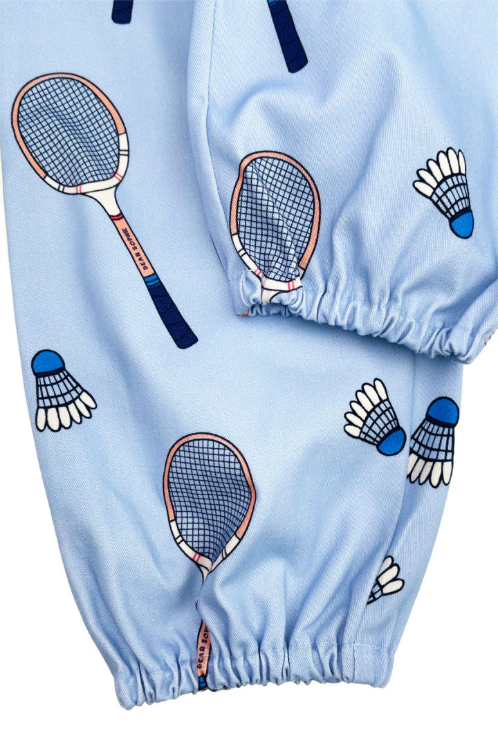 Tennis blue loose pants