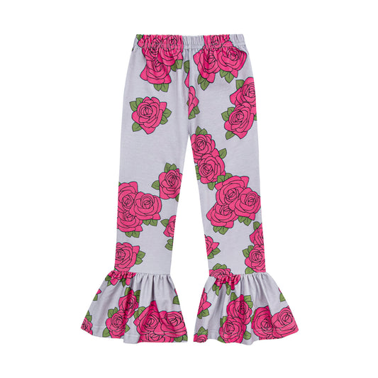 Roses violet funky pants