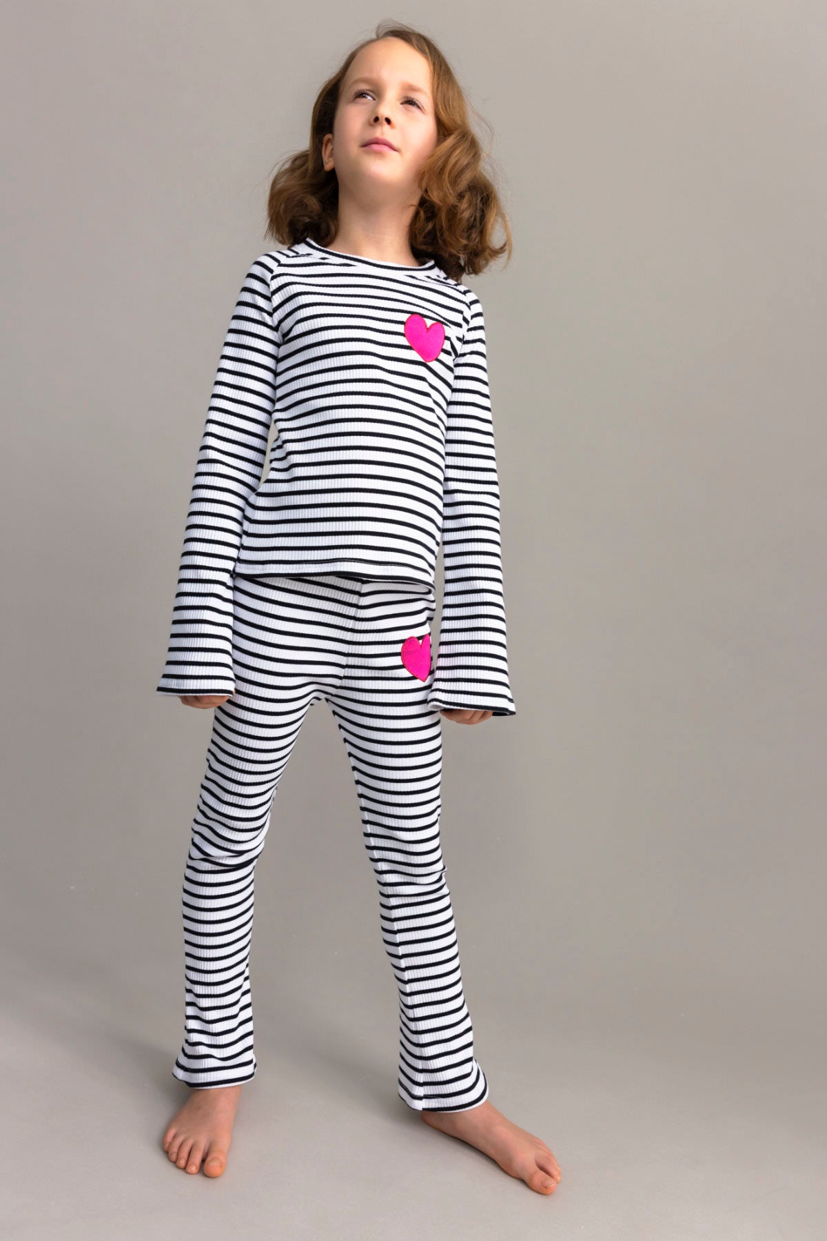 Hearts stripe flares
