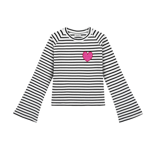 Hearts stripe longsleeve