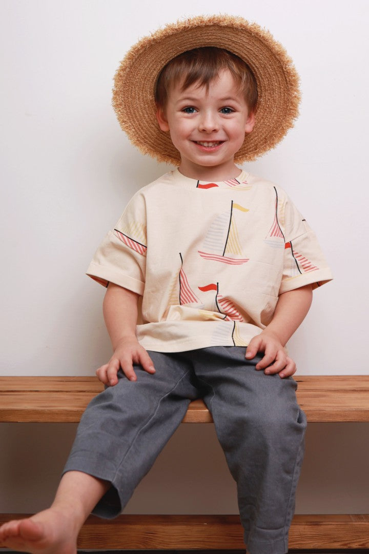 Boat yellow tshirt