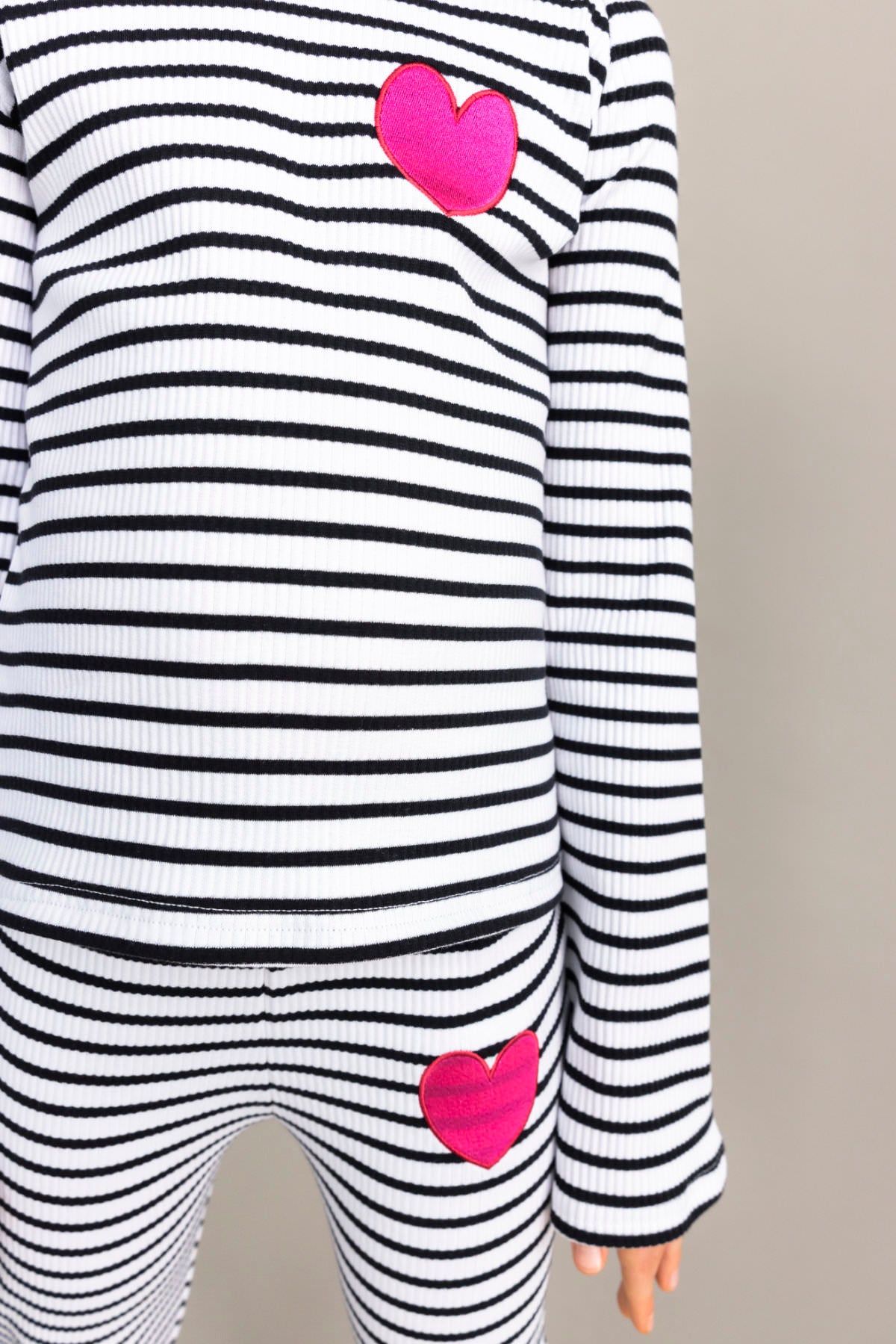 Hearts stripe flares