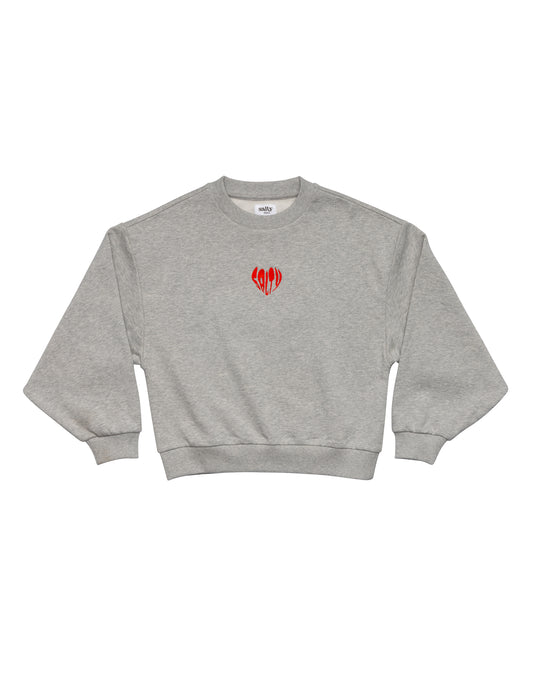 Salty sweater hearts Grey