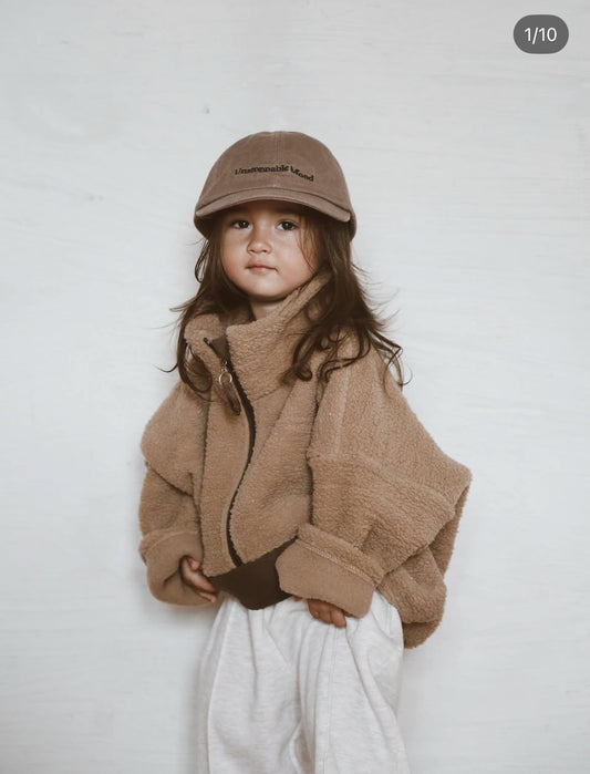 The teddy sweater jacket