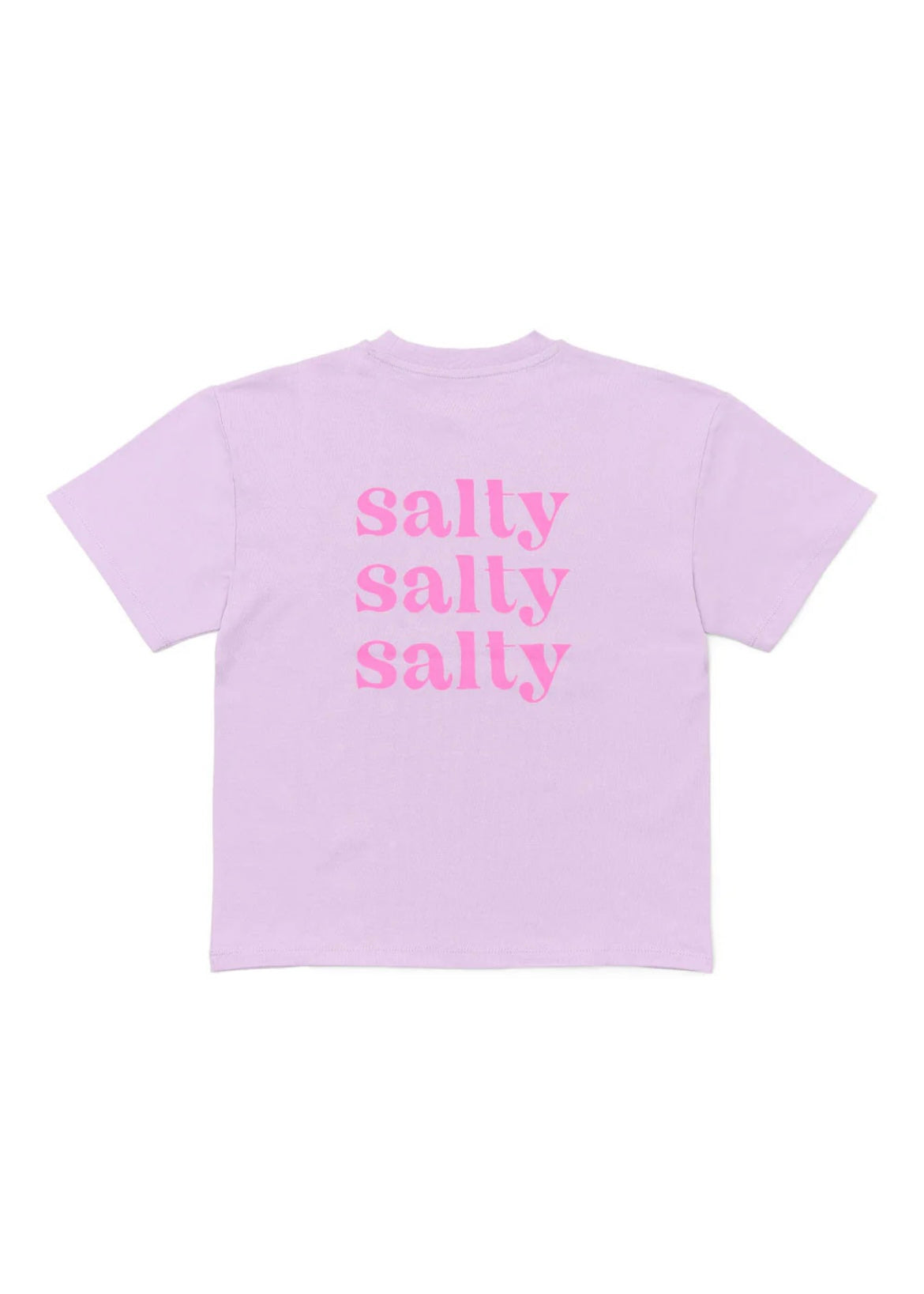 Salty smiley tee Lilac
