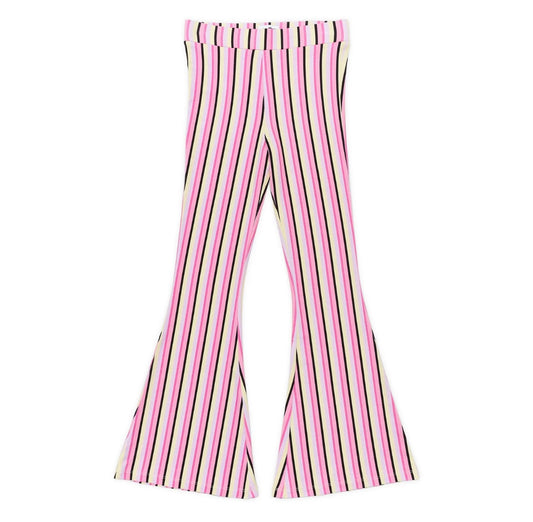 Salty stripe flared legging