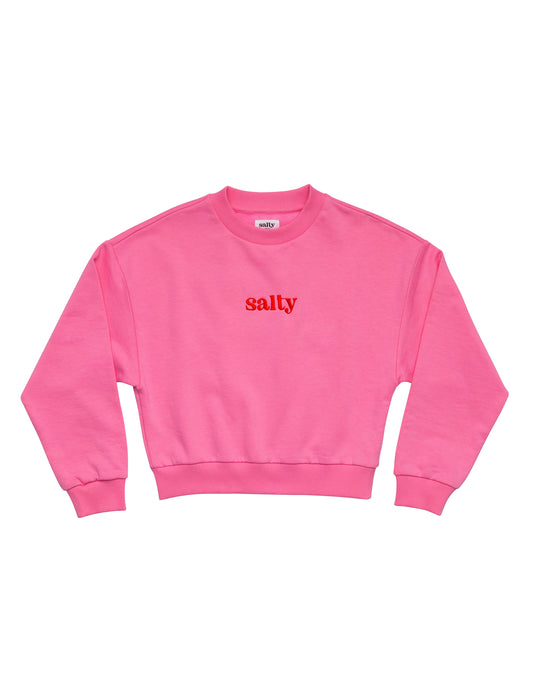 Salty sweater hearts pink