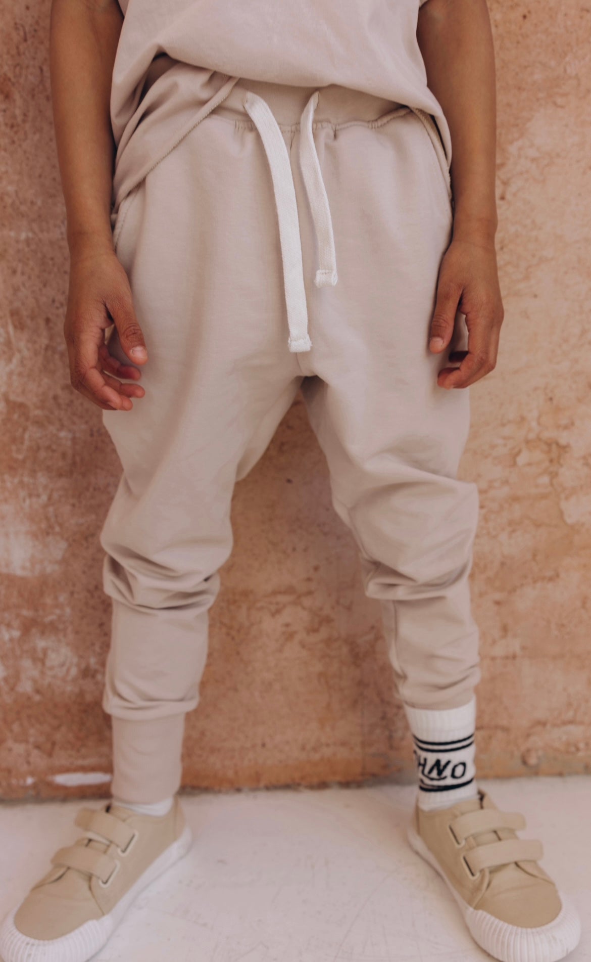 Sand beige joggers