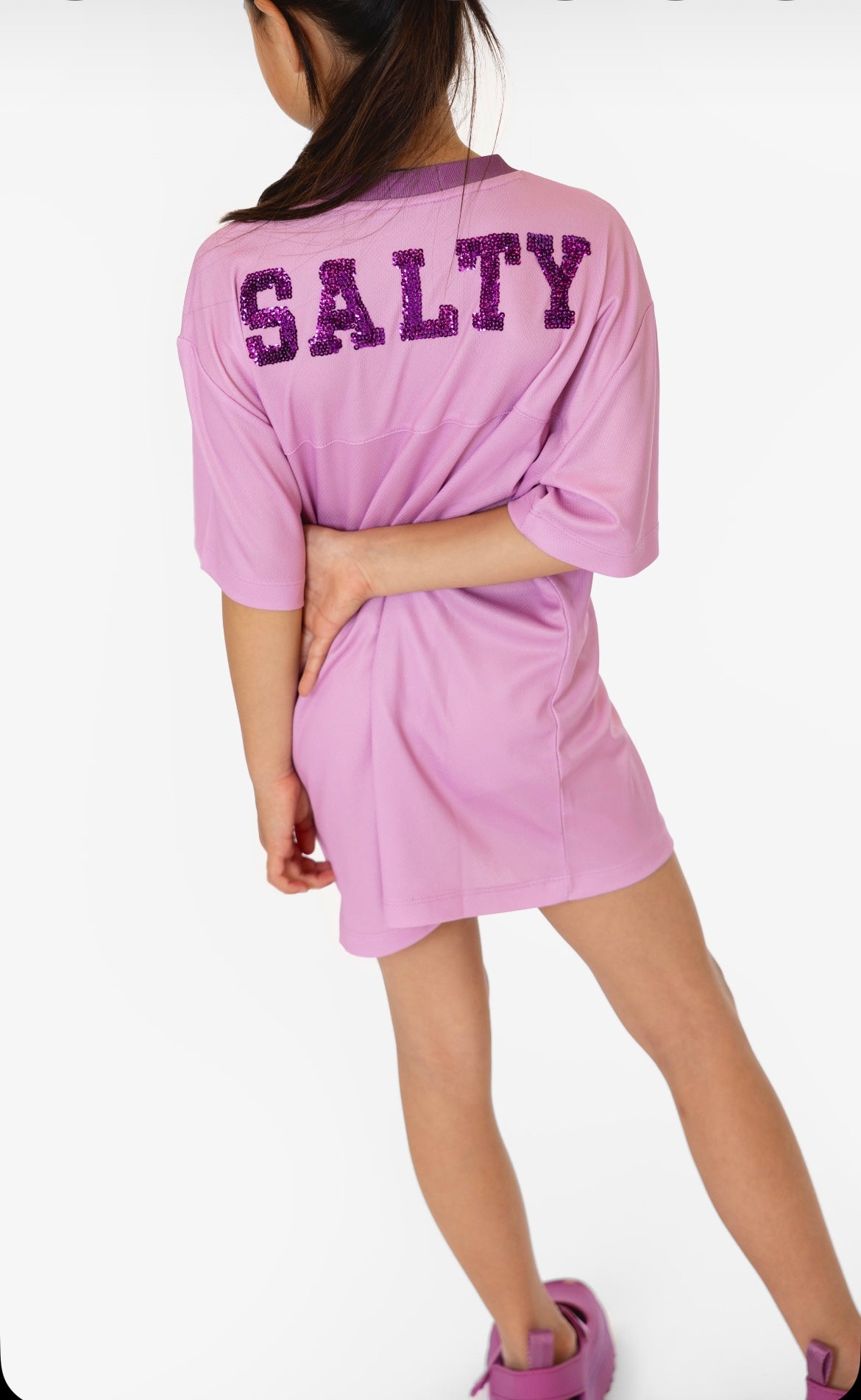 Salty sport tee dress Lilac