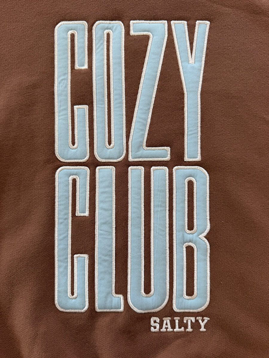 Cozy club brown warm sweater