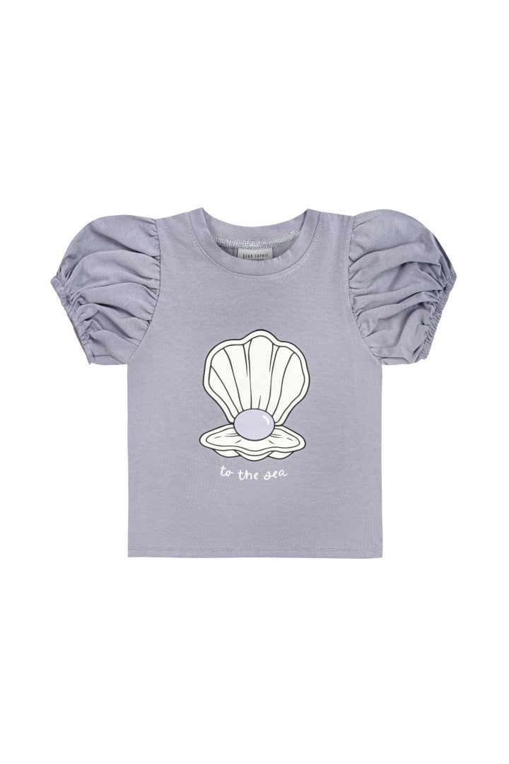 Shell violet puff tshirt