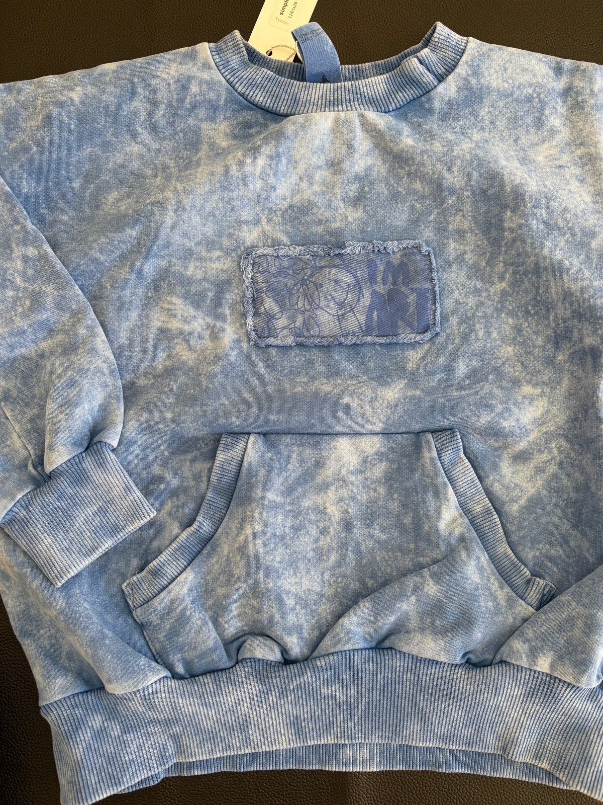 Simple blue sweater