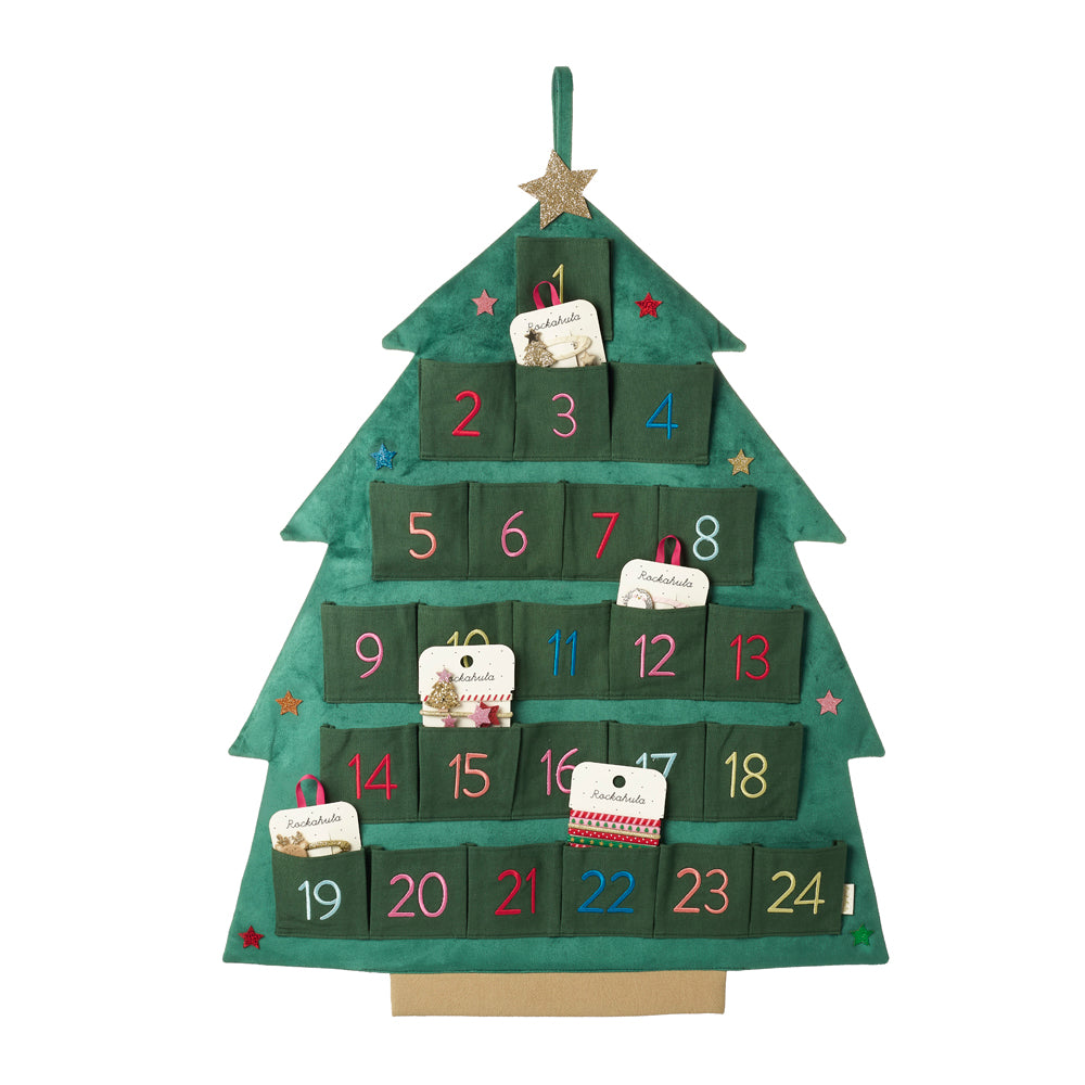 Christmas tree starry advent calendar