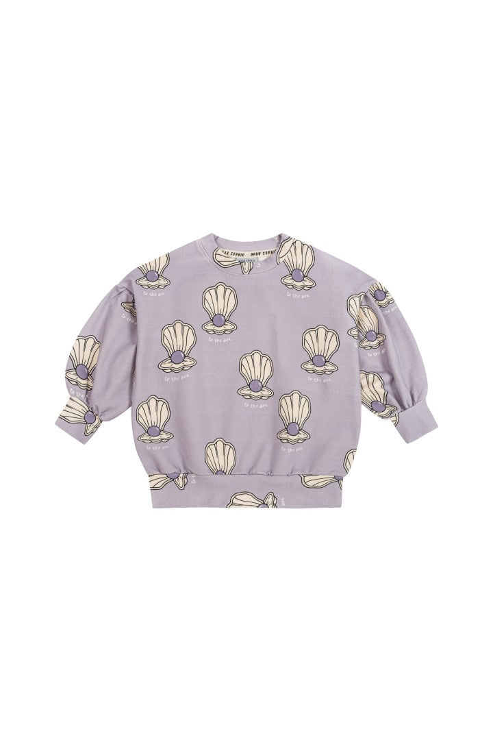 Shell violet sweater
