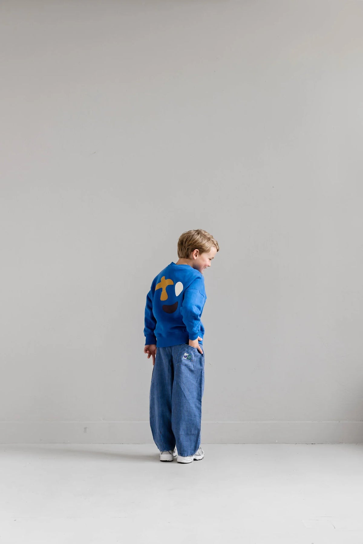 Mo pants in cobalt blue
