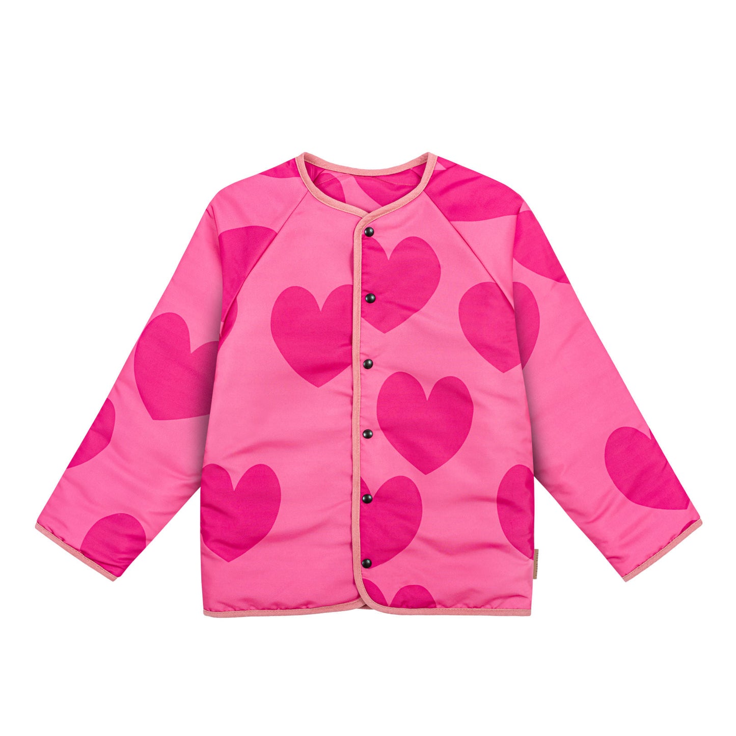 Hearts pink reversible jacket