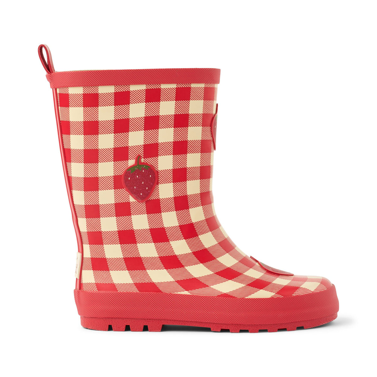 Misty Rainboots in berry ghingham