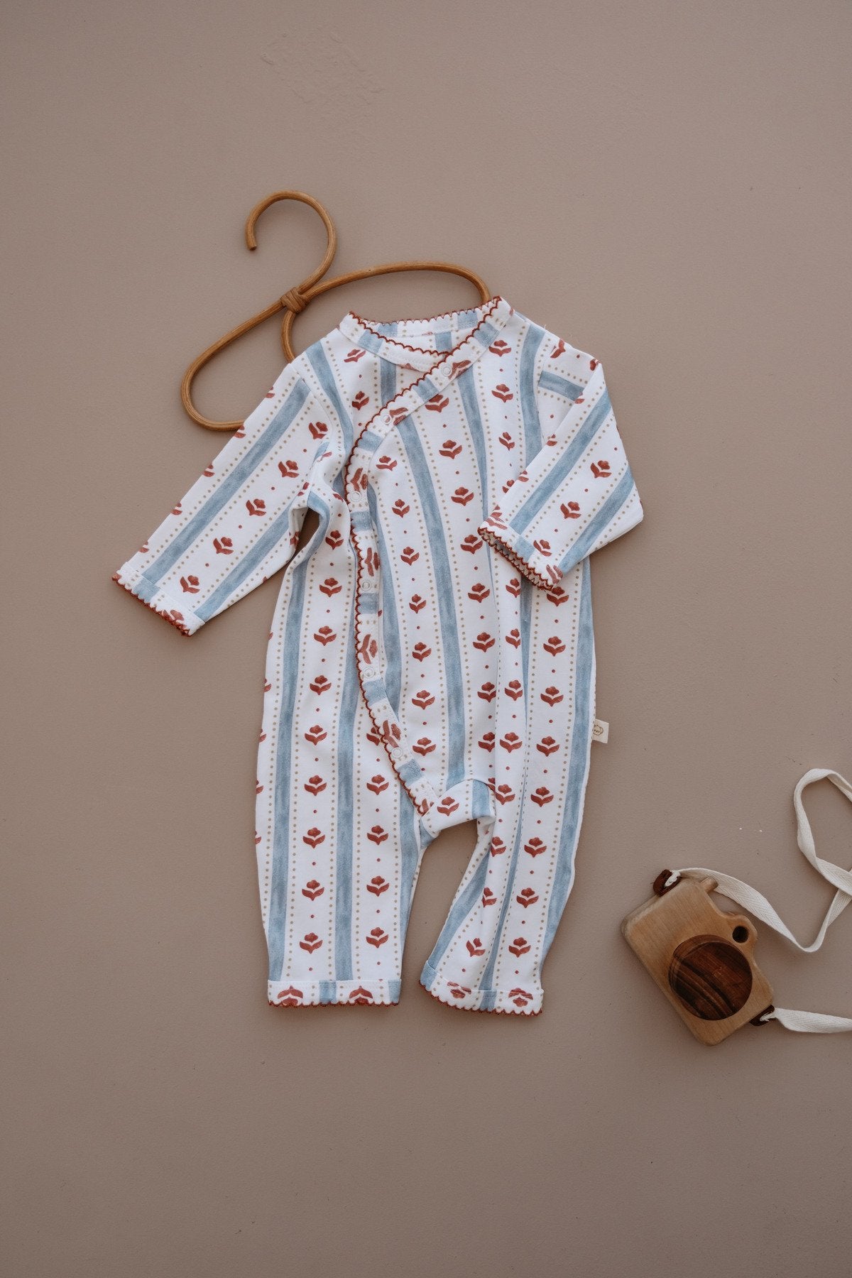 Double breast blue jumpsuit