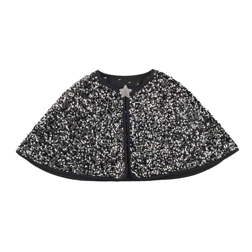 Spellbound sequin velvet cape 3-10 years