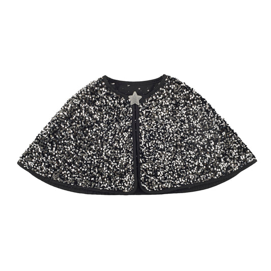 Spellbound sequin velvet cape 3-10 years