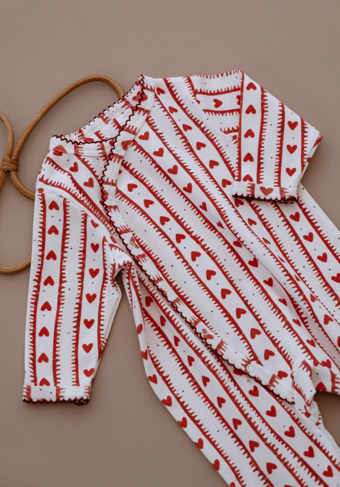 Double breast heart jumpsuit