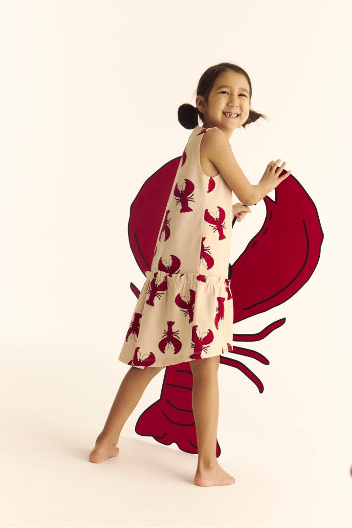 Lobster light summer dress