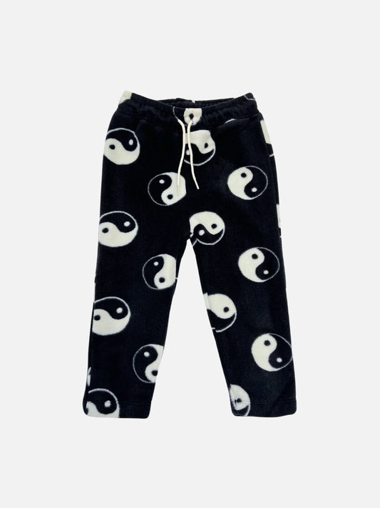 Yin yang fleece pants