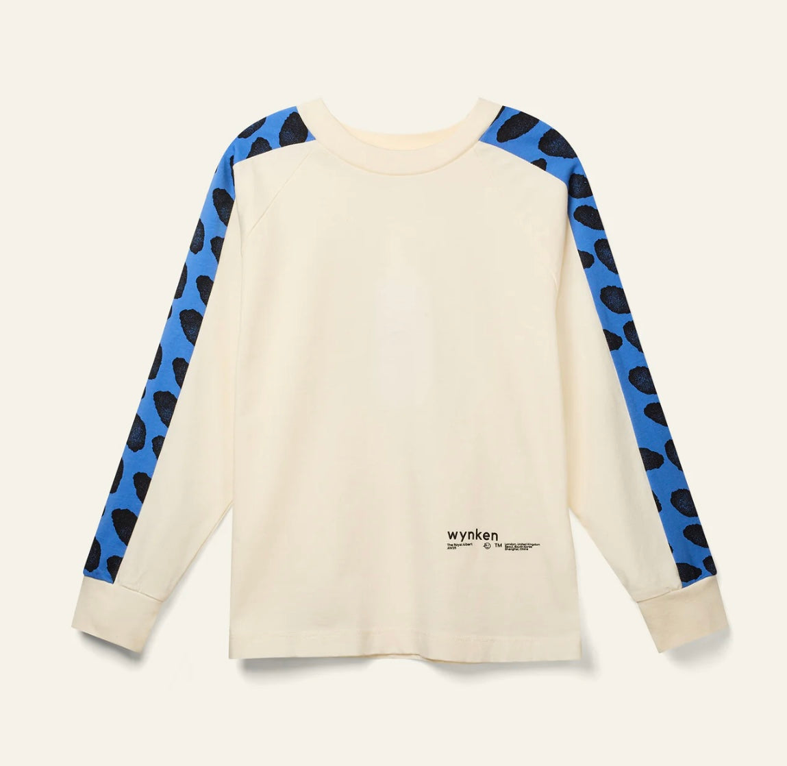 Dash tee cream/blue