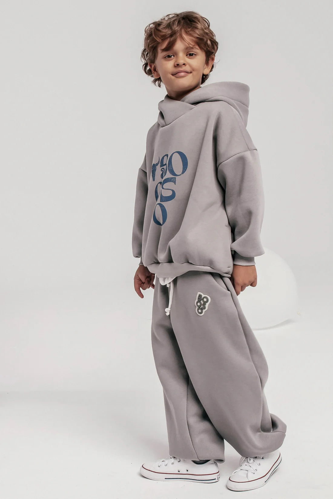 Wide warm grey sweater