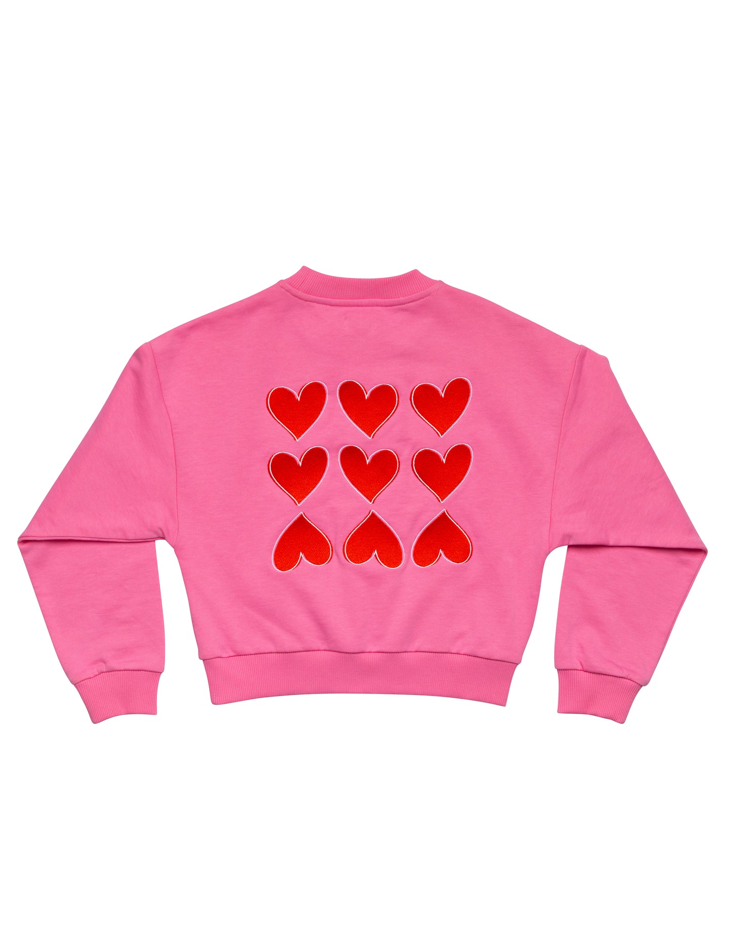Salty sweater hearts pink