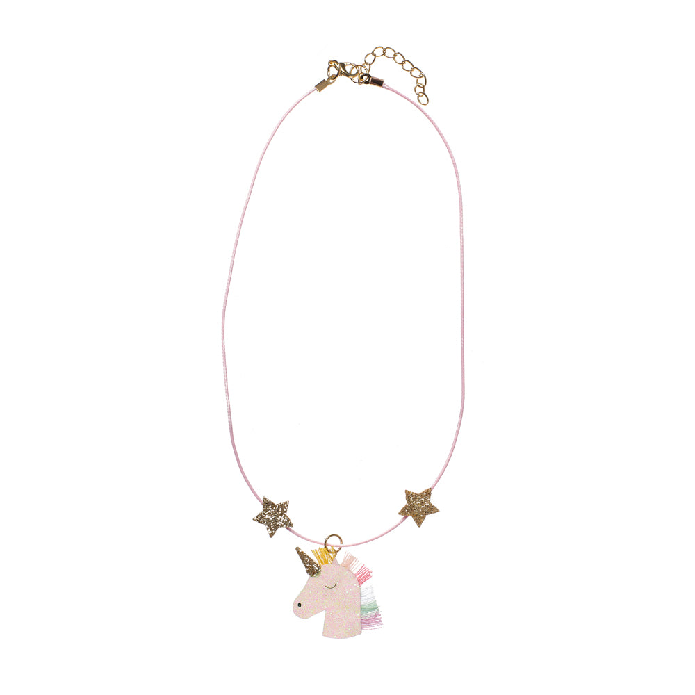 Rainbow unicorn necklace