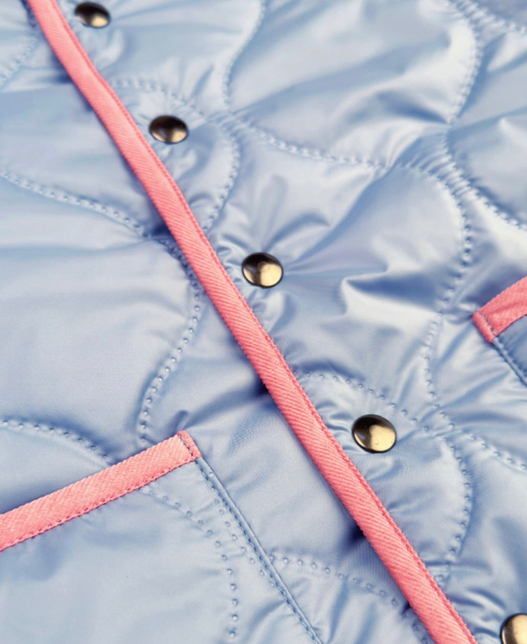 Hearts pink reversible jacket