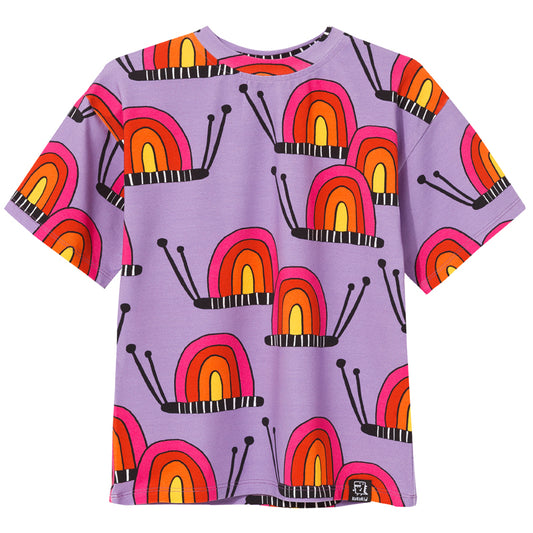 T-shirt purple snails