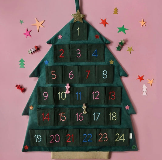 Christmas tree starry advent calendar