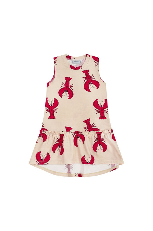 Lobster light summer dress