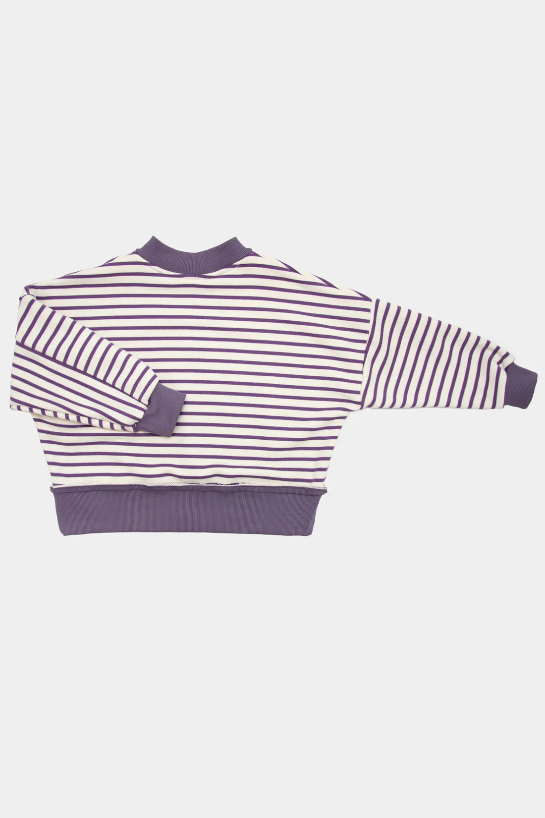 Striped sweater purple/ecru APRES SKI