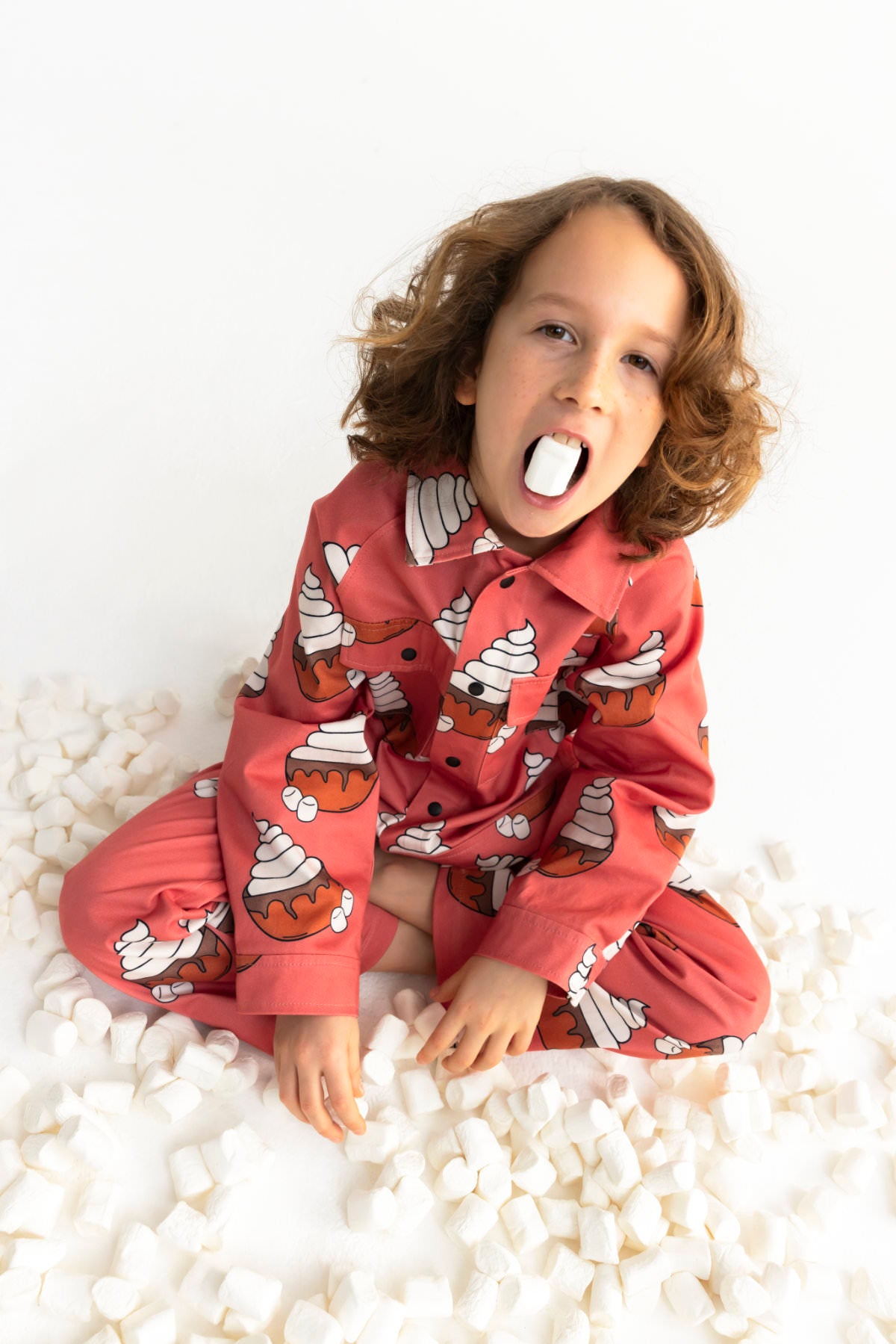 Chocolate red brick light jacket