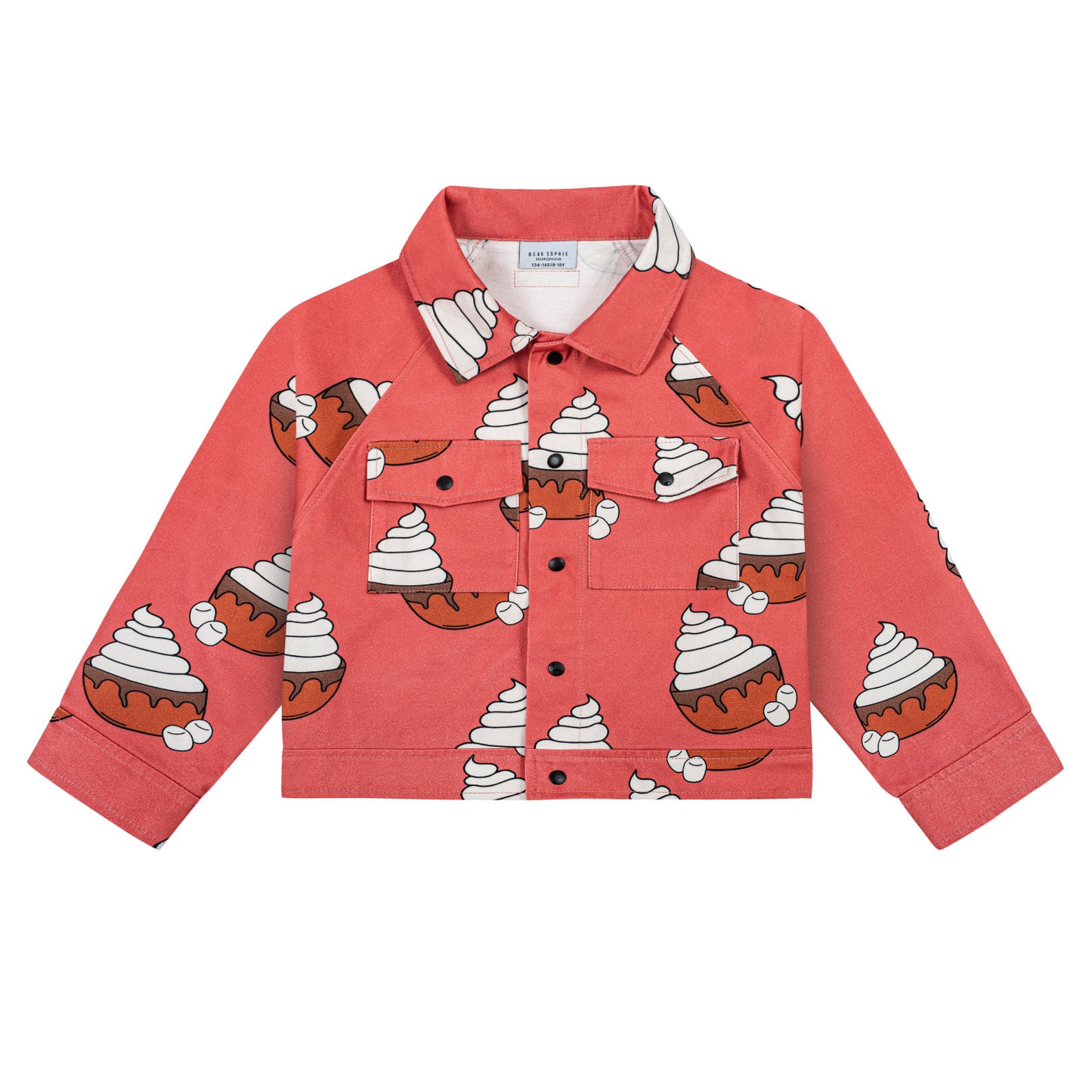 Chocolate red brick light jacket