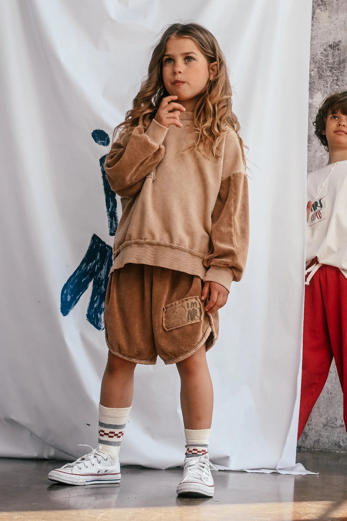 Double sweater beige