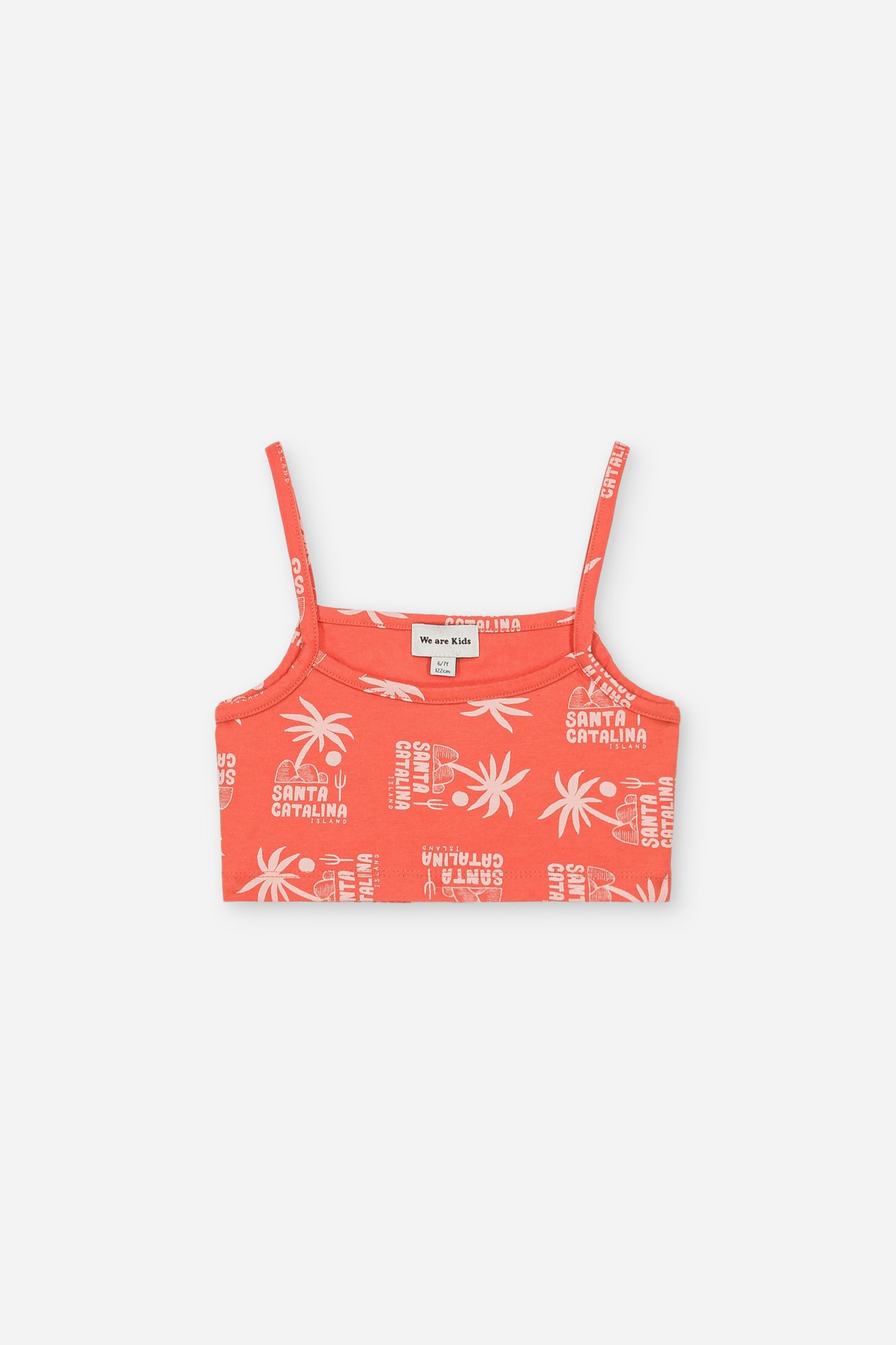 Top Vic White/Orange Palms