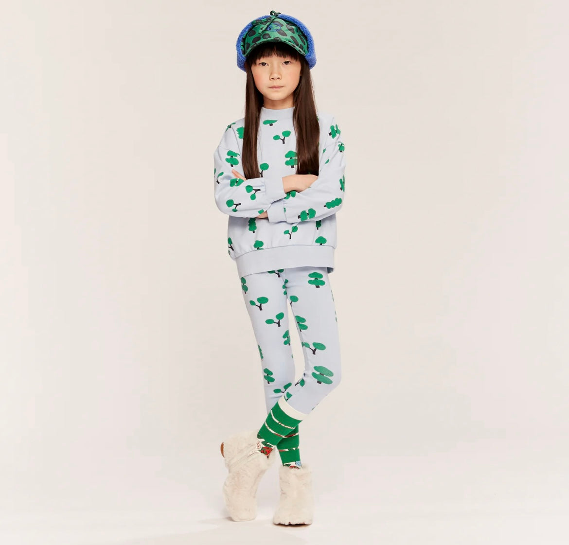 Lento legging blue bird