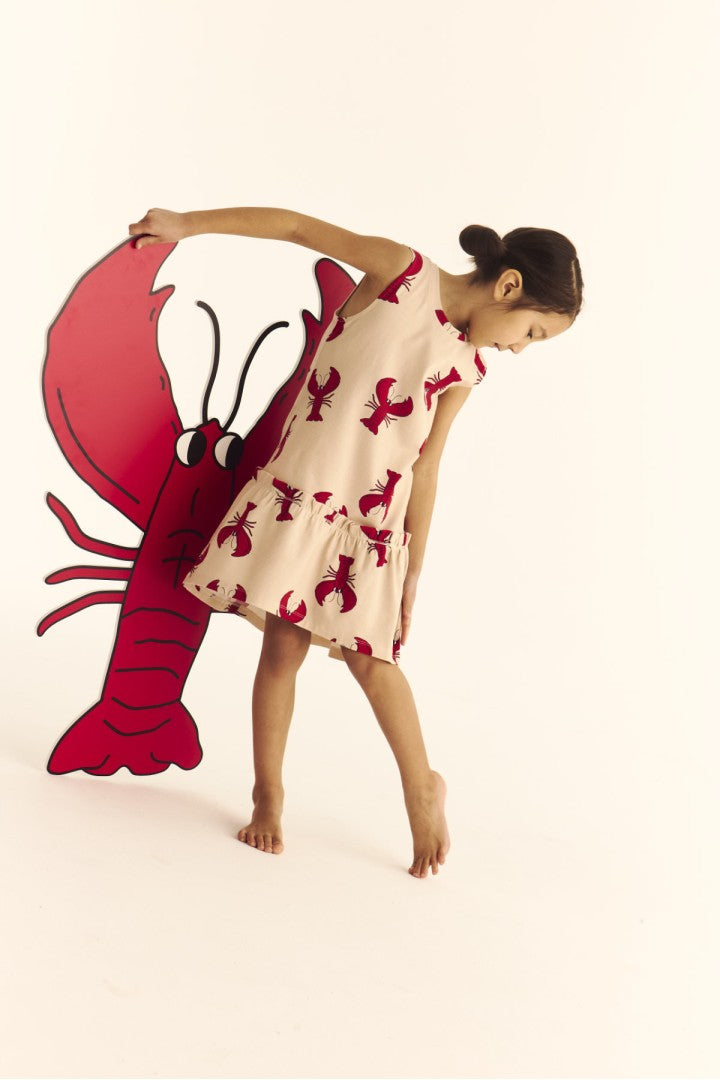 Lobster light summer dress