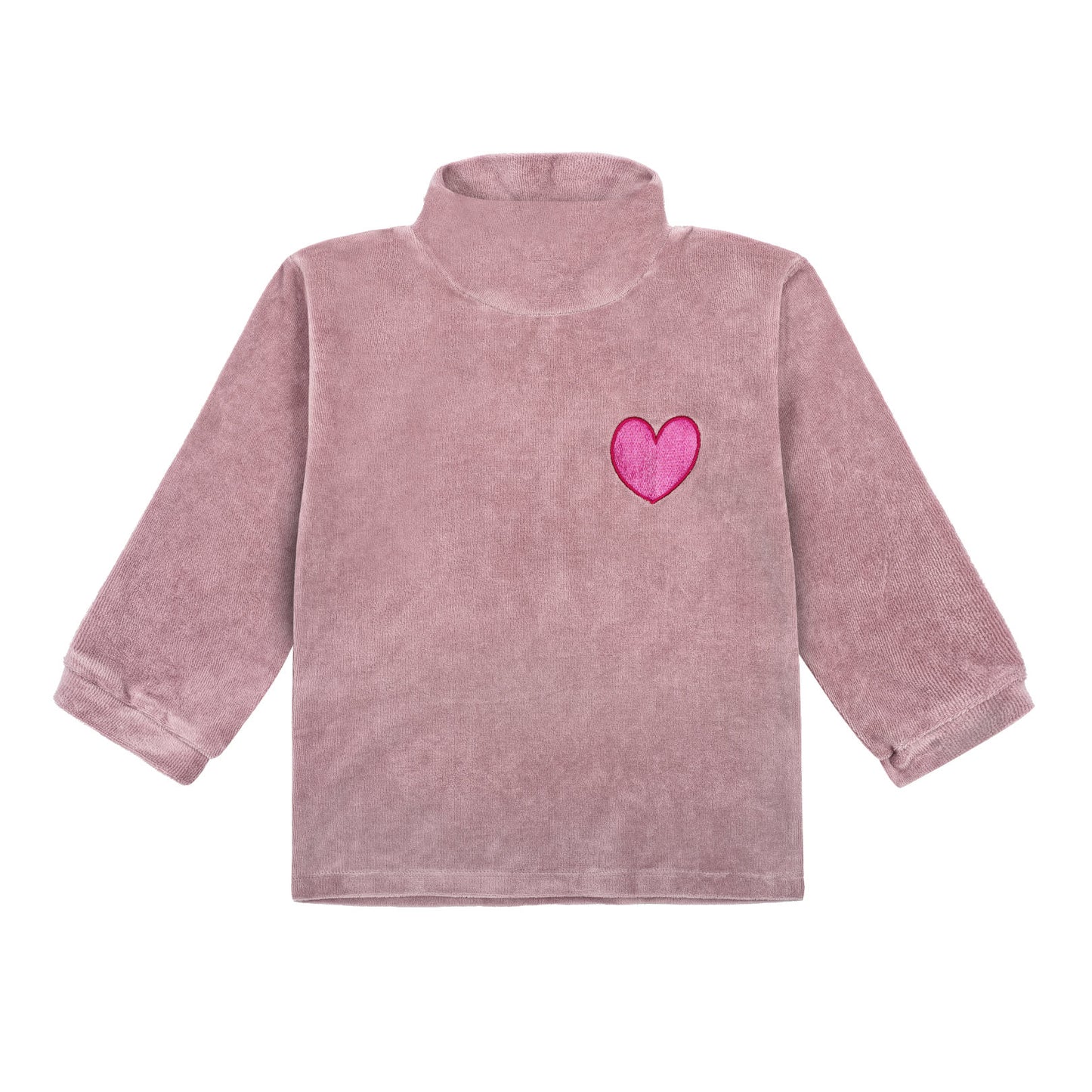 Hearts lilac velvet longsleeve