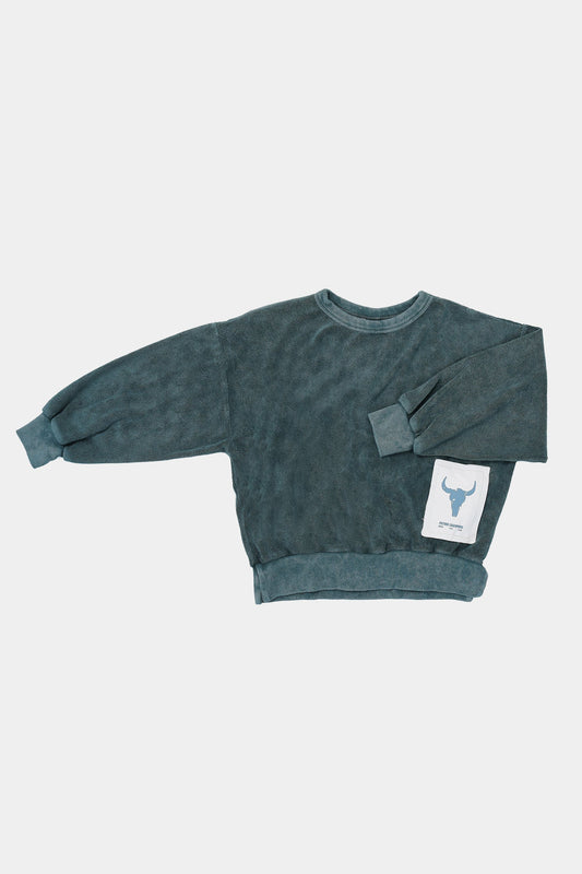 Frotte ocean green sweatshirt