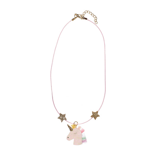 Rainbow unicorn necklace