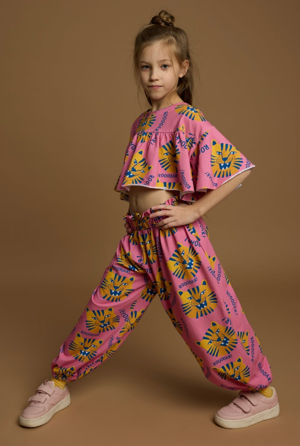 Harem pants pink tigers