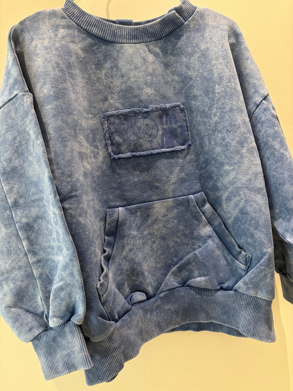 Simple blue sweater